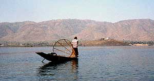 Fisher men at the Inle Lake
